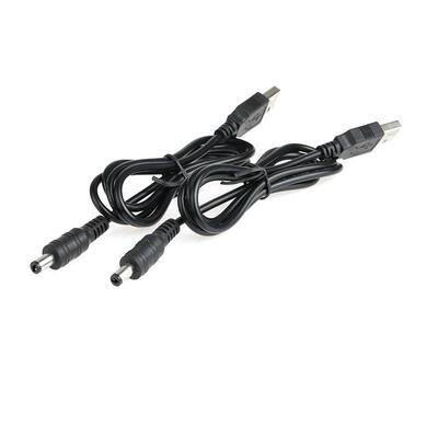 Power Charging USB DC Cable 5.5mm*2.1mm Male To Male DC 5V USB Cable
