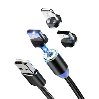 Data Braided Charging Quick Type-C Fast Type C Micro Usb Magnetic Cable