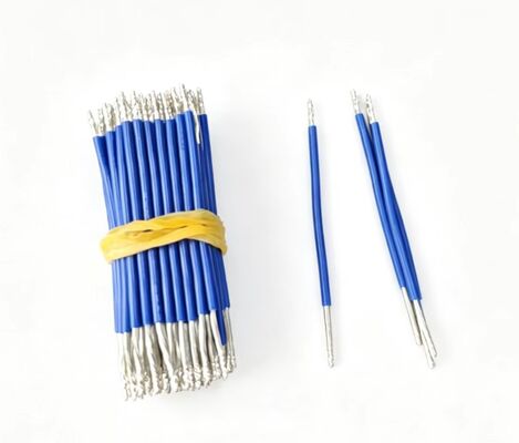 Blue Double-Ended Tinned Electronic Wire / Pre-Tinned PCB Jumper Wire