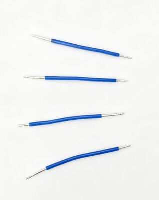 Blue Double-Ended Tinned Electronic Wire / Pre-Tinned PCB Jumper Wire