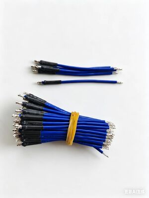 Blue Single-Ended Heat Shrink Tube Pre-Tinned Electronic Wire