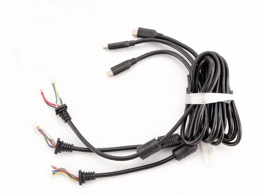 Type-C Male Connector Waterproof Cable with Tail Gland, Multi-core Terminal Wire