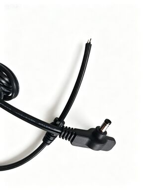 Right Angle DC Male Plug Bare Wire Power Cable, DC Power Cord For CCTV/LED/Car