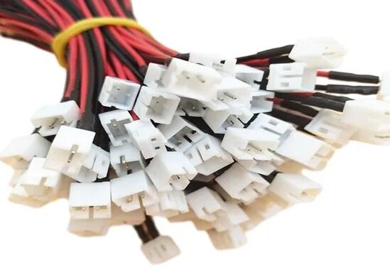 Red And Black 26 Awg Custom Wire Harness Jst PH 2PIN Male To Female Plug Cable