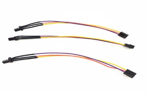 Male To Female Shielded Cable Assembly , Electronic Black Soldering Wiring Harness