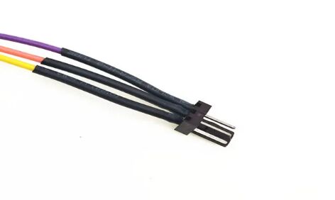 Male To Female Shielded Cable Assembly , Electronic Black Soldering Wiring Harness