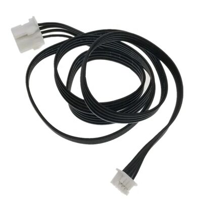 Custom Wire Harness With 2.0 Pitch JST Connector Cable And 4Pin 24AWG Flat Ribbon Cable In 300 Mm Length