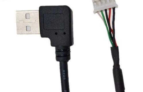 Usb A With 5 Pin Jst Connector Ph 5-Pin To Usb A Male Right Angle 90 Degree Plug Cable