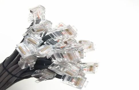 RJ45 To Molex Plug Custom Cable Assemblies With 4.2mm Pitch Extension Cable