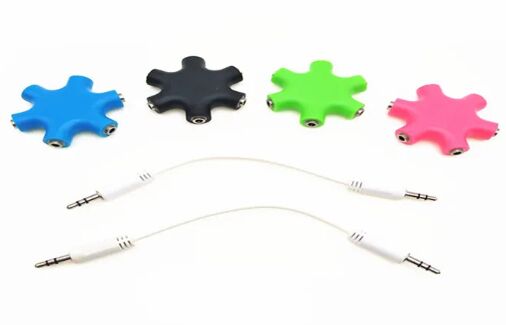 MP3 Earphone Splitter Sharer Divider ABS Material / Electronic Parts Available
