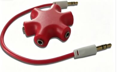 MP3 Earphone Splitter Sharer Divider ABS Material / Electronic Parts Available