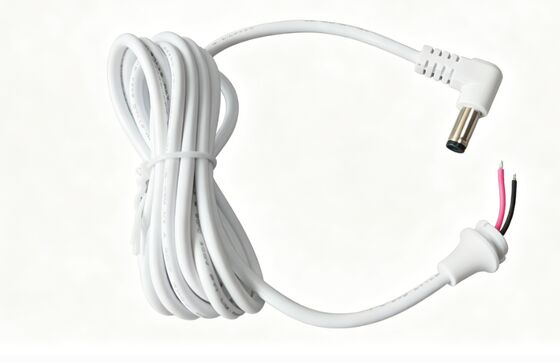 L-Shaped DC 5.5×2.1mm Male To Bare Wire Power Cord