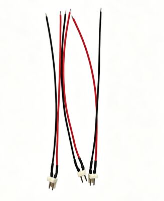 PH2.0 2P Male Connector Wire (Red & Black, Pre-Stripped Open End)
