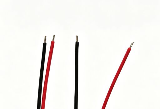 PH2.0 2P Male Connector Wire (Red & Black, Pre-Stripped Open End)
