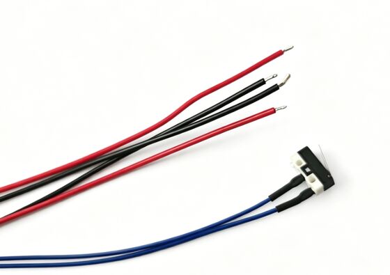 UL1007 22/26AWG 8Pin Receptacle Splitter Wiring Harness (With Micro Switch)