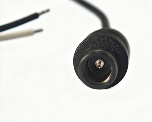 7.4×0.6mm DC Male Power Cable With Ferrite Bead, Stripped & Tinned