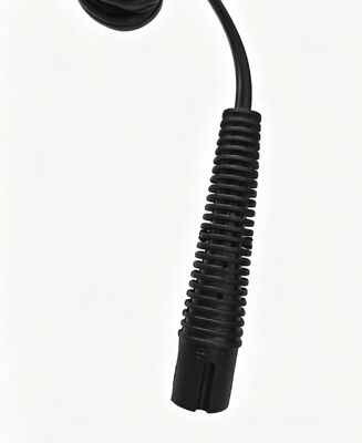 Black Non-Slip Plug DC Power Cable, Stripped & Tinned Bare Wire End