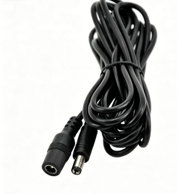 China DC Power Cable 5525 5521 2-Core With Copper Conductor And PVC Insulation Material