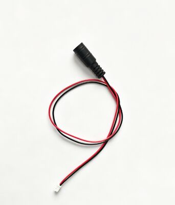 5.5*2.1/2.5mm DC Power Adapter Cable, Female To 2Pin Terminal, Red & Black