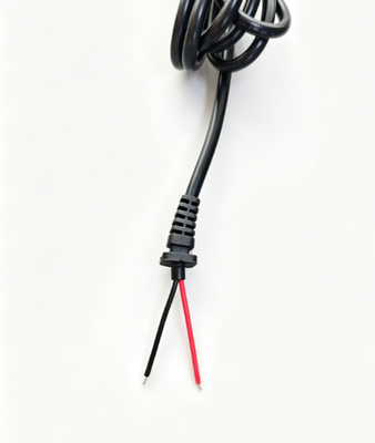 DC 5.5x2.1 Male Power Cord, 2 Core Red Black Open Wire Extension Cable For CCTV Adapter