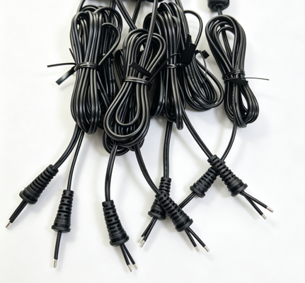 4 Pin DIN Male Power Cable With Ferrite Bead, DIY Soldering Connection Wire For Speaker Amplifier Equipment