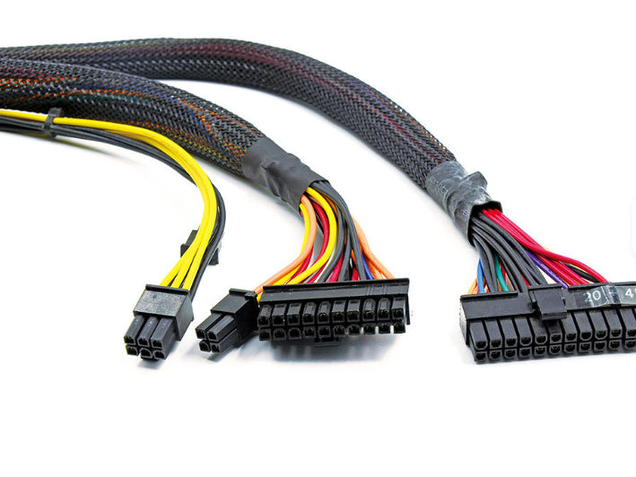 RoHS Compliant ATX 24pin Extension Cable Connector Computer Wiring Harness With Durable PVC Insulation And Copper Conductor