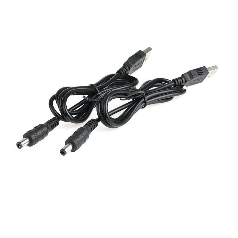 Power Charging USB DC Cable 5.5mm*2.1mm Male To Male DC 5V USB Cable