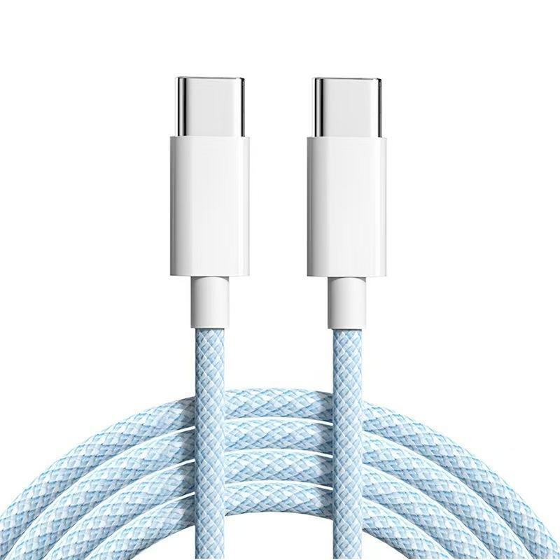 1m 2m PD 60W USB C To C Cable Fast Charging Data Cable For Apple 15 16 Phone Cord For Charger