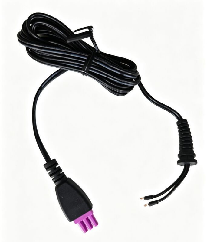 Purple 2-Pin Plug Heated Seat Power Cable, Dual-Pin Bare End Tinned Car Seat Heater Wiring Harness