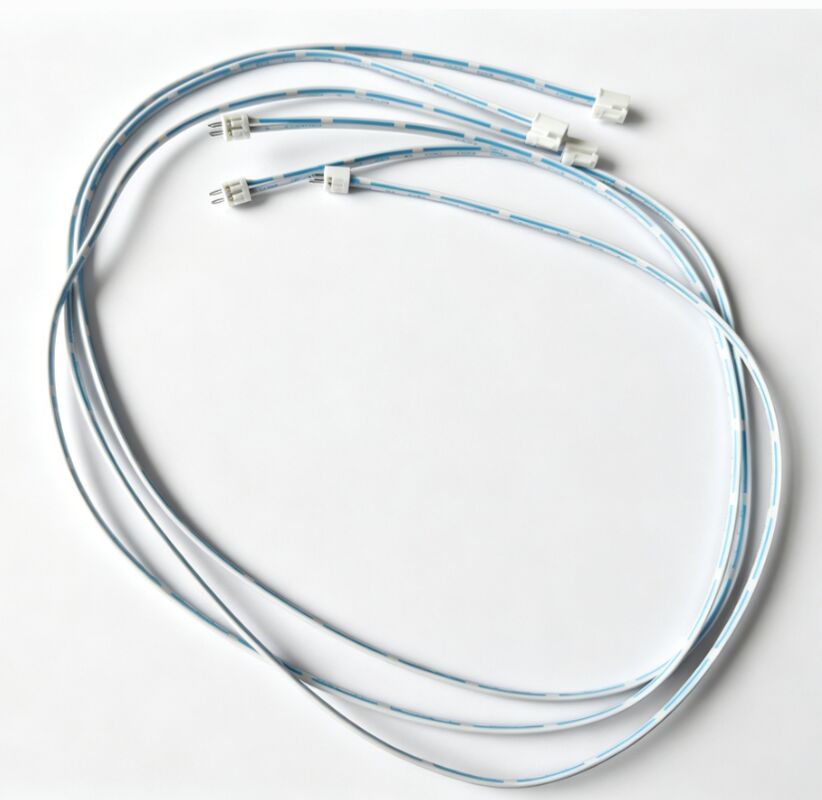 2P PH2.0 XH2.54 Wire Harness, Blue White 24AWG Flat Connector Cable