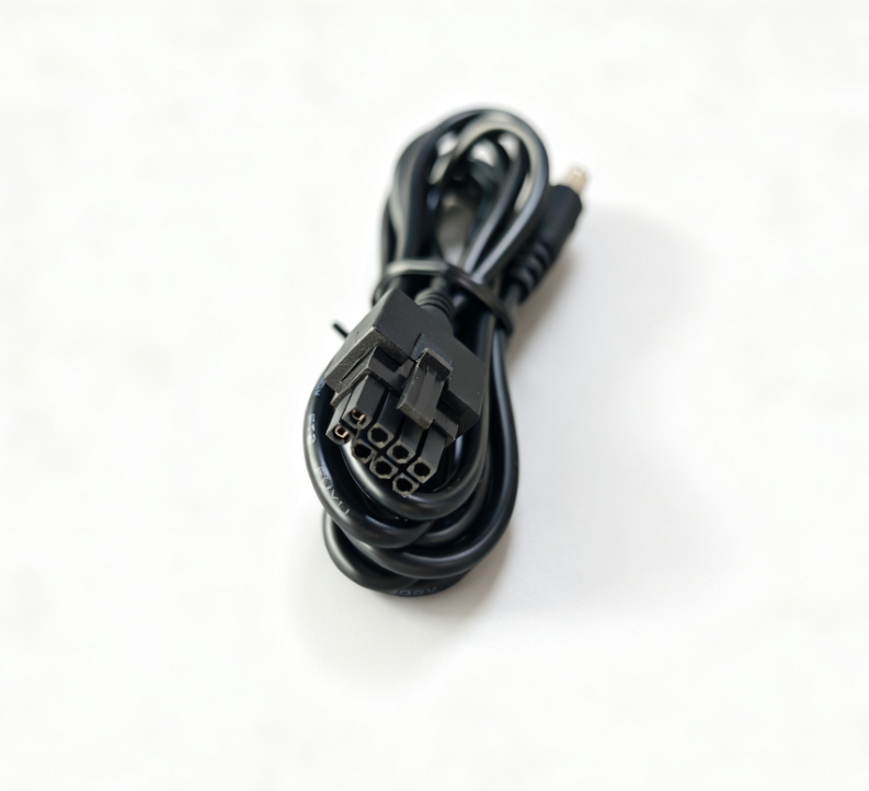 8‑Pin Buckle Female Terminal (2 Power Cores) To DC Male Wiring Harness, Adapter Power Cord For Small Appliance Modules