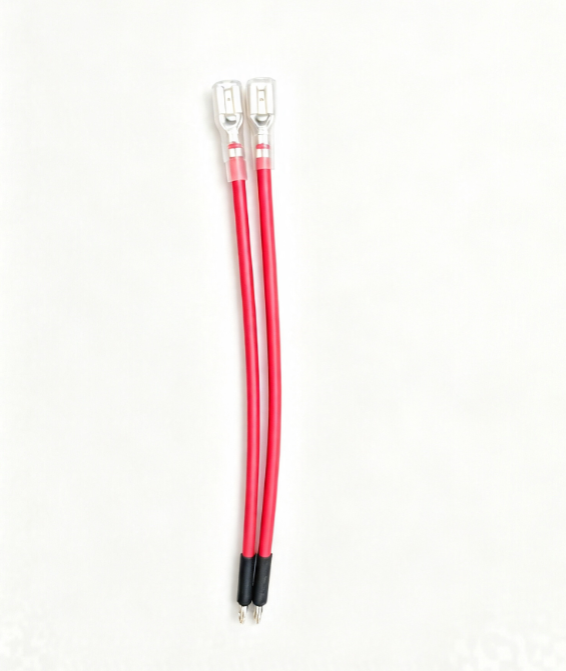 187 Spade Terminal Power Wire Harness UL1015 16AWG Red 130mm Single End Crimp Cable